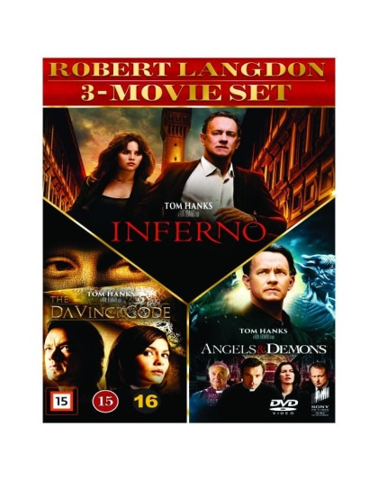 Robert Langdon - 3 DVDs Movie Set