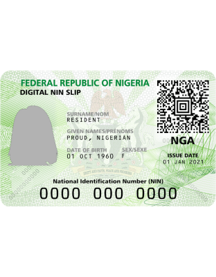 Premium NIN (Colour Plastic)