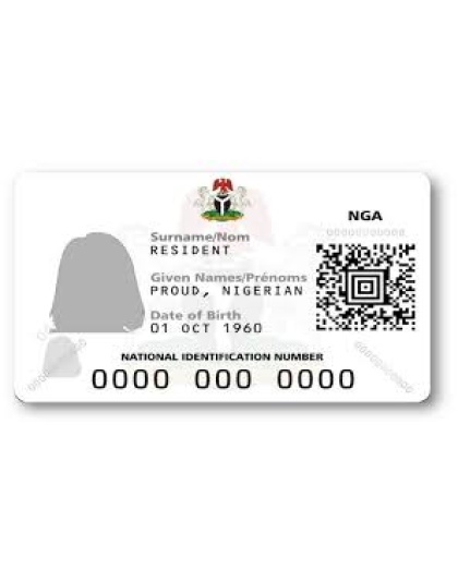 Standard NIN (Black &amp; White Plastic)