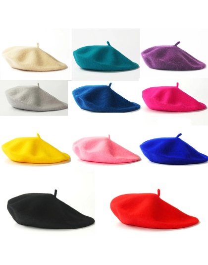Wool Plain Beret