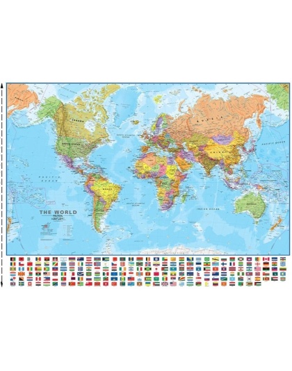 World Map With Flags