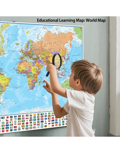 World Map With Flags