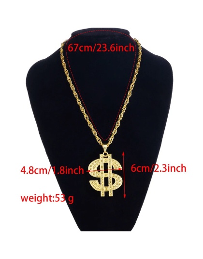 Fashion 18K Golden Plated Hip Hop Rock Necklace