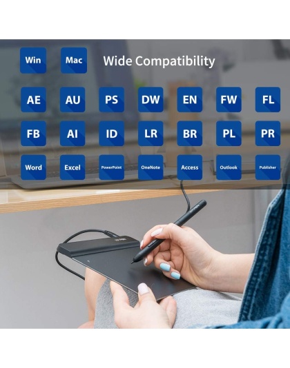 XPPen Star G640 6.5X4 Inch Graphic Drawing Tablet