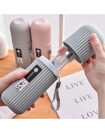 Portable Toothbrush Toothpaste Holder