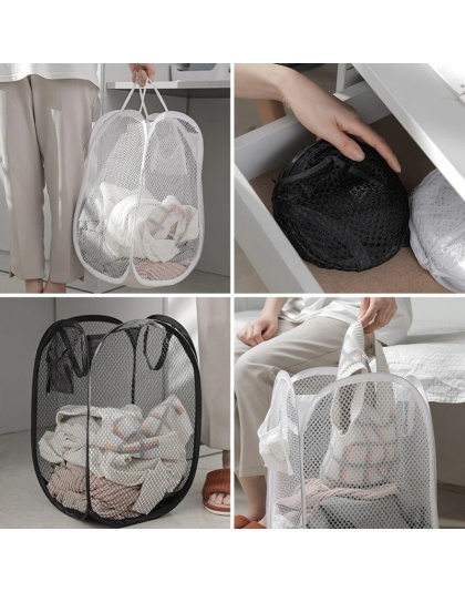 Folding Dirty Laundry Sorting Basket