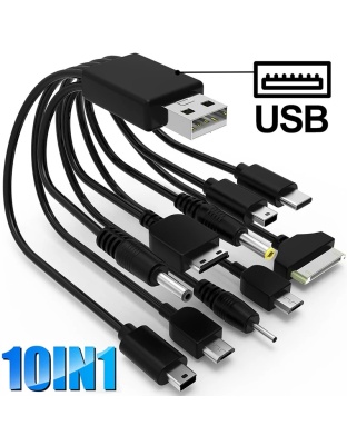 10 In 1 USB to Multi-ports USB Cable