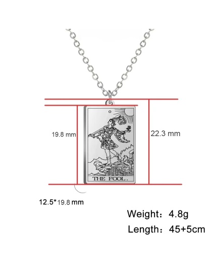 Dawapara Tarot Cards Necklace