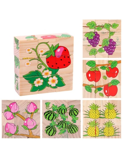 Children Six Side Cube Jigsaw Puzzles Game