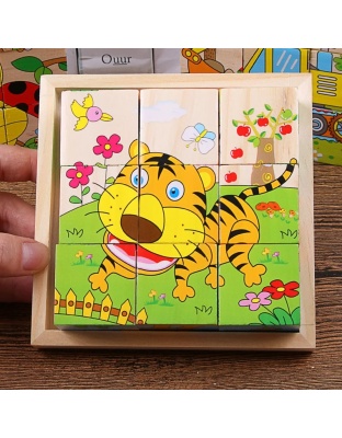 Children Six Side Cube Jigsaw Puzzles Game
