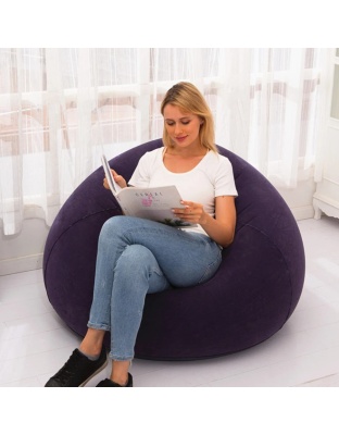 Inflatable bean bag sofa