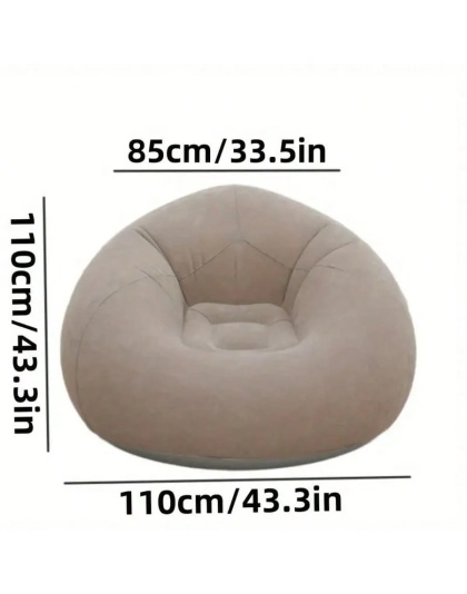 Inflatable bean bag sofa